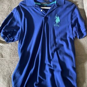 US Polo Assn Blue Polo Shirt